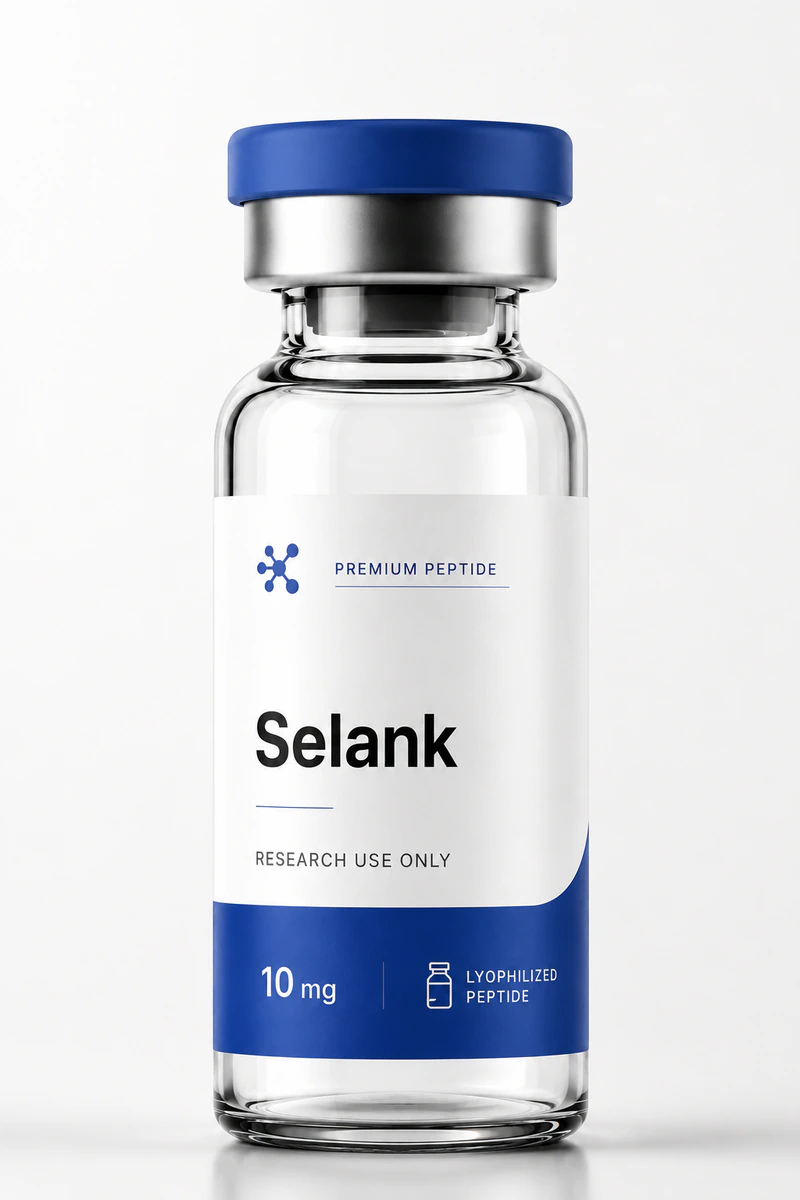 Selank peptide SK10 10mg research reagent vial